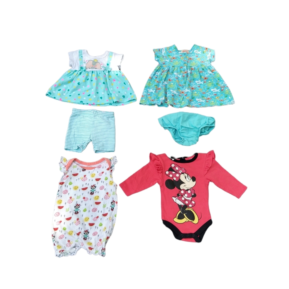 Girls 3-6 month Adorable DISNEY lot